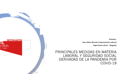 Principales medidas en materia laboral y seguridad social por COVID-19