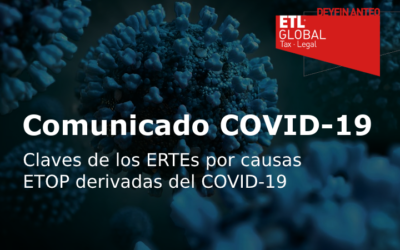 Claves de los ERTEs por causas ETOP derivadas del COVID-19